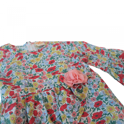 Padi Padi Baju Kurung Pleplum Modern 100% Cotton Ptd For Babies & Kids