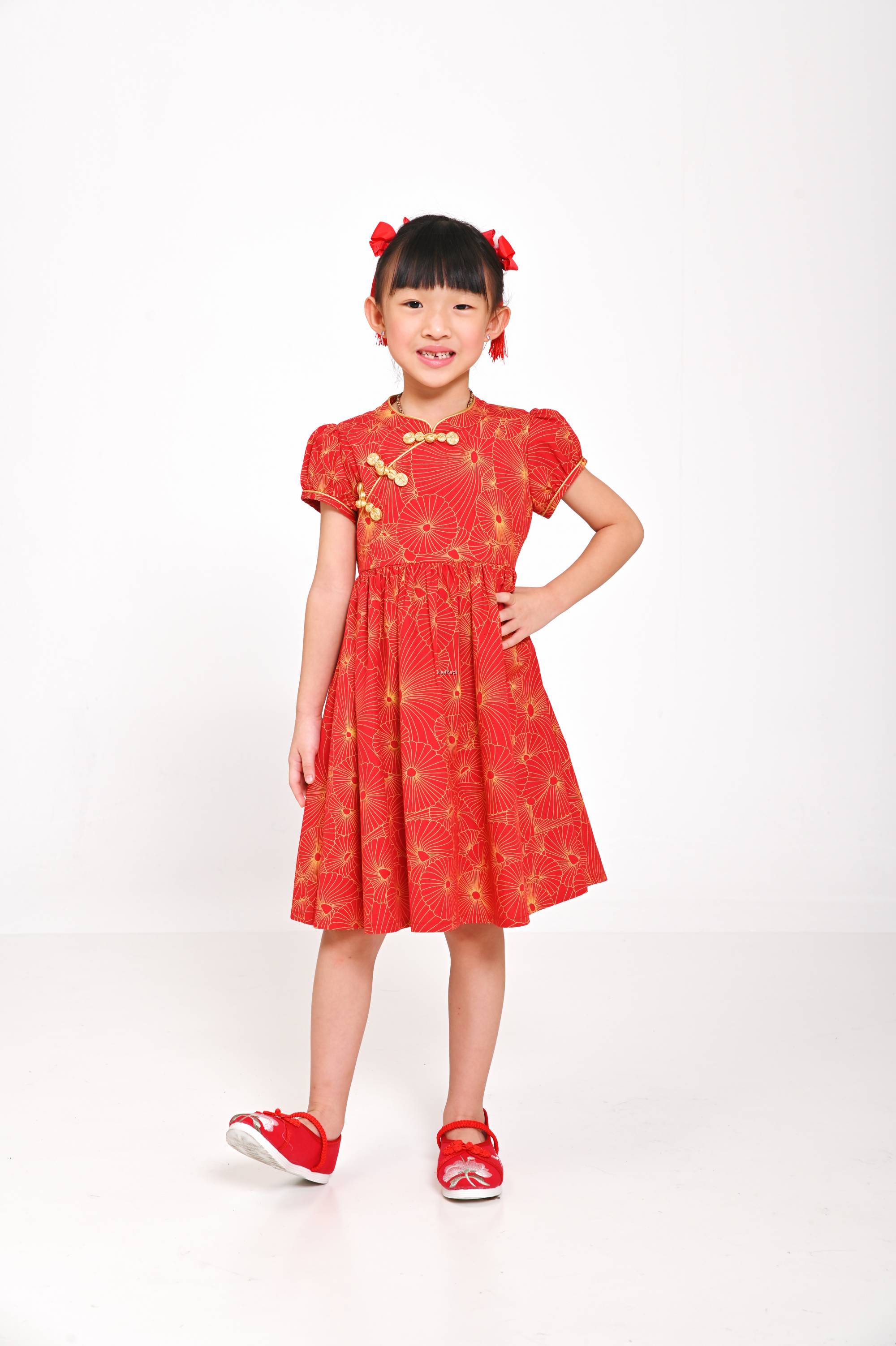 Chinese New Year Cheongsam Flare Dress ANY Qipao